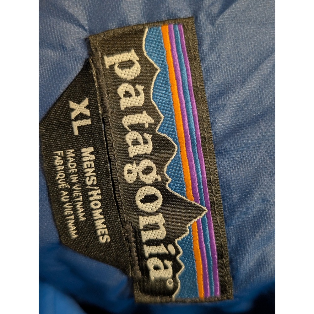 Patagonia‎ Nano Puff Vest Mens XL Blue PrimaLoft Quilted Vail Ski Resort Logo - Picture 5 of 5